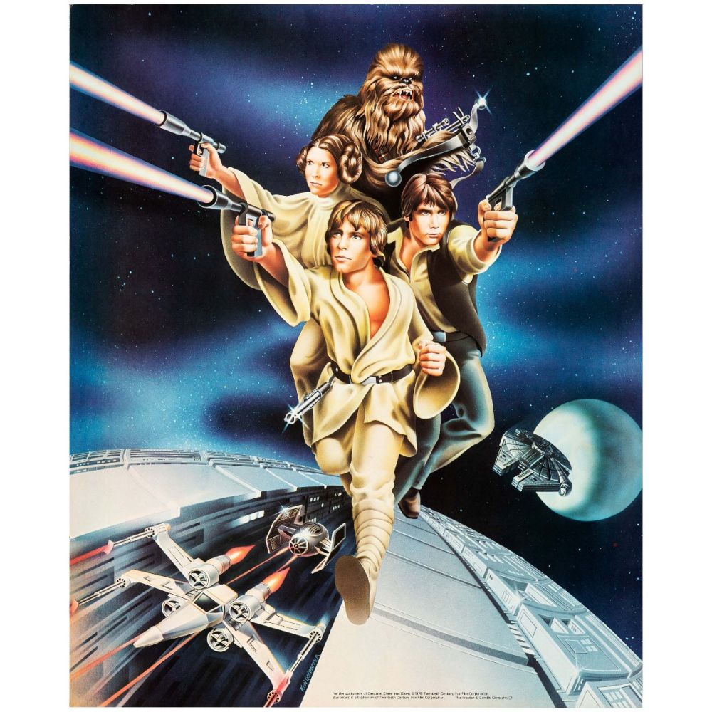 Star Wars (Proctor and Gamble, 1978). Rolled, Very Fine+. Promo Poster Set of 3 (18.5" X 22.75") Goldammer Artwork. - Rare Collectibles TV