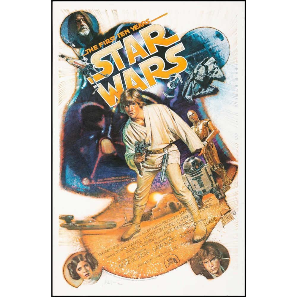Star Wars: The First Ten Years (Kilian Enterprises, R-1987). Rolled, Very  Fine-. Autographed and Hand Numbered Limited Editition - Rare Collectibles  TV
