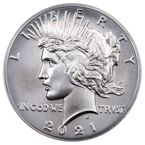 2021-P Peace Dollar Brilliant Uncirculated in Original Government Packaging