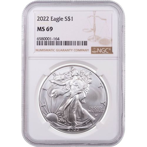 2022 American Silver Eagle NGC/PCGS MS69