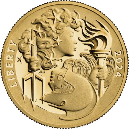 $100 2024-W Liberty & Britannia Gold Coin NGC PF70 FDI