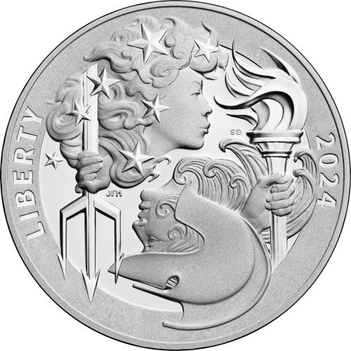 Pre Sale: 2024-P Liberty & Britannia Silver Medal NGC PF70 FDI