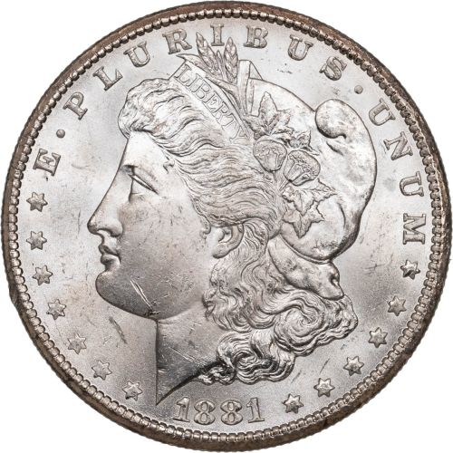 $1 1881-CC Morgan Dollar BU  