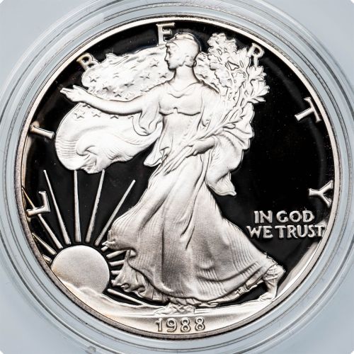 $1 1988 American Silver Eagles Proof in OGP