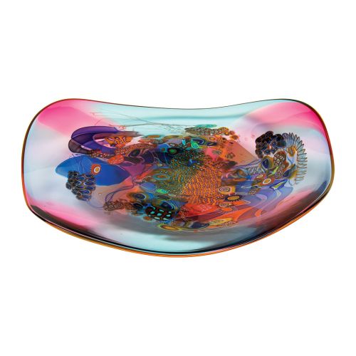 Wes Hunting, "Colorfield Platter in Marigold"