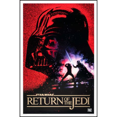 Return of the Jedi (Kilian Enterprises, R-1993). 10th Anniversary One Sheet SS Drew Struzan, Starring Mark Hammil, Carrie Fisher, and Harrison Ford