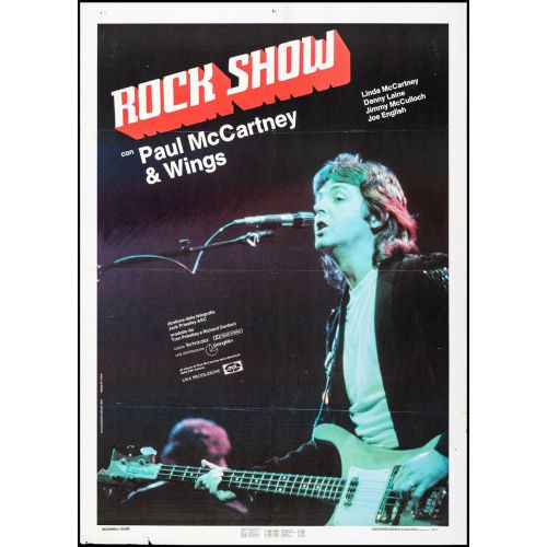 "Rockshow" Starring Paul McCartney Vintage Movie Poster