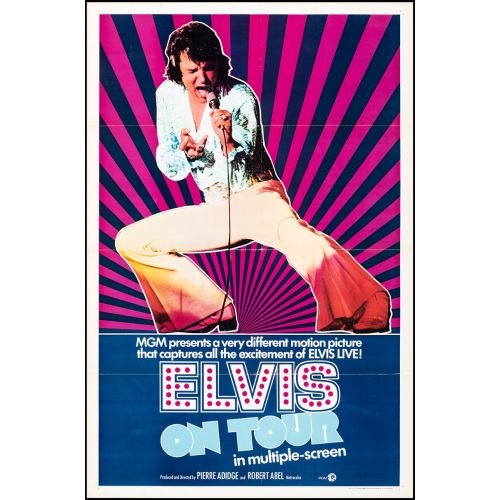Elvis on Tour Vintage Movie Poster
