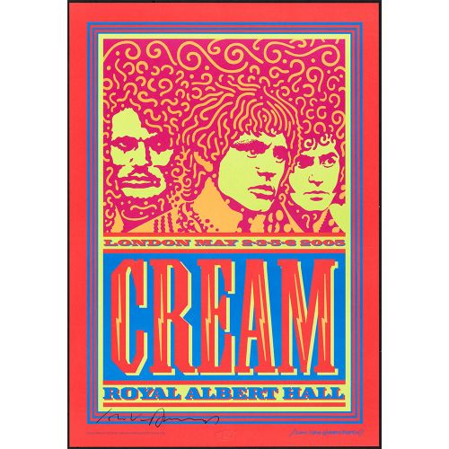 Post-Future, Cream at the Royal Albert Hall and Madison Square Garden AUTOGRAPHED Concert Posters, 2005 
