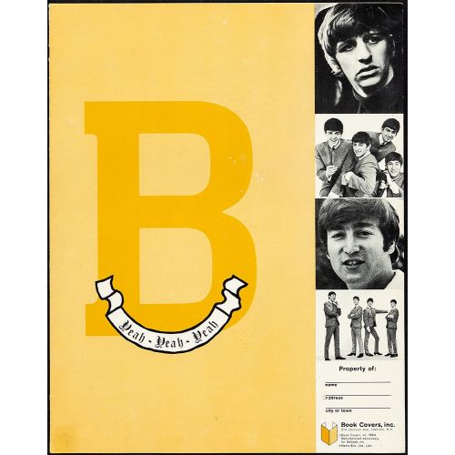 The Beatles Rare Textbook Cover PRICE REDUCED!