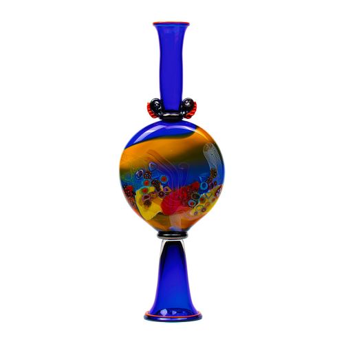 Wes Hunting, "Colorfield Amphora in Egyptian Blue"
