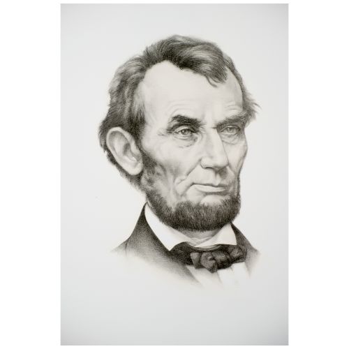 Limited Edition Abraham Lincoln Fine Art Print by Lyndall Bass